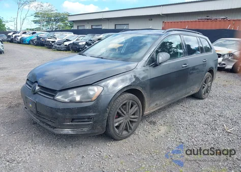 2015 Volkswagen Golf Sportwagen Tdi Se 4-Door z USA, uszkodzony, nr VIN 3VWCA7AU5FM515700